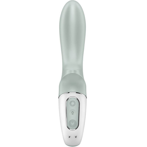 SATISFYER - AIR PUMP BOOTY 3 VIBRADOR ANAL INFLABLE VERDE GRIS